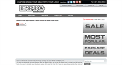 Desktop Screenshot of epicmmagear.com